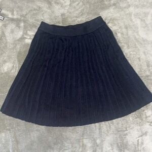 POL Black Pleated Skirt